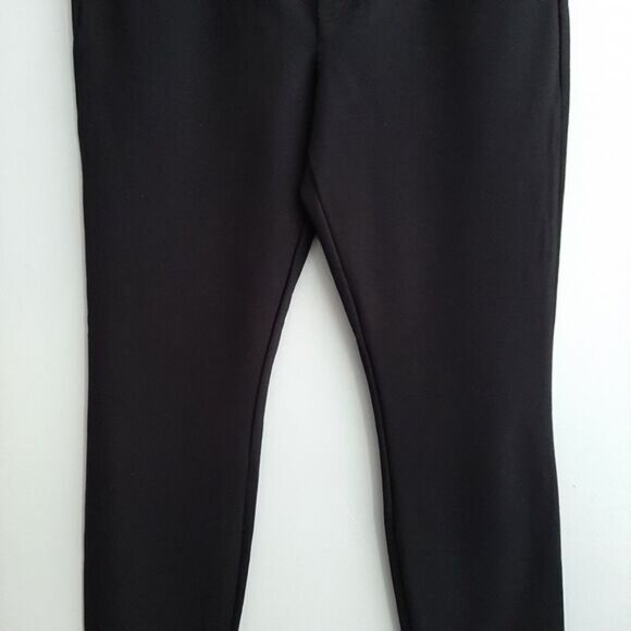 STORK & BABE Maternity Stretchy Leggings Skinny Leg Pull-On Pants Black Sz L - Picture 4 of 13